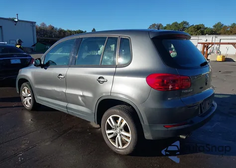 2014 Volkswagen Tiguan S из США, поврежденный, VIN WVGBV3AX5EW612489